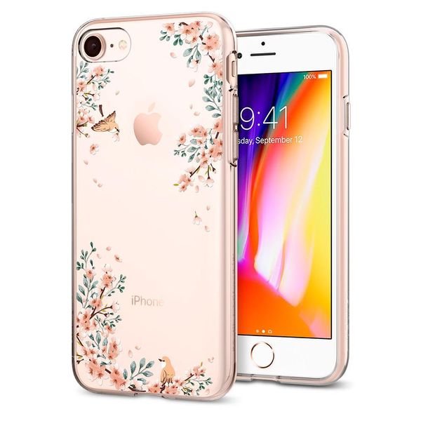 Чехол Spigen для iPhone SE 2022/ 2020/ 8/ 7 - Liquid Crystal Blossom (054CS22290) 054CS22290 фото