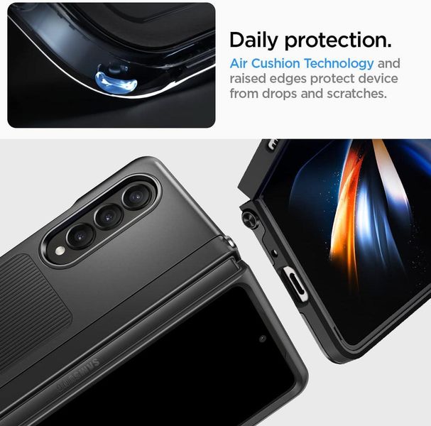 Чохол Spigen для Samsung Galaxy Z Fold 4 - Neo Hybrid S, Black (ACS05106) ACS05106 фото