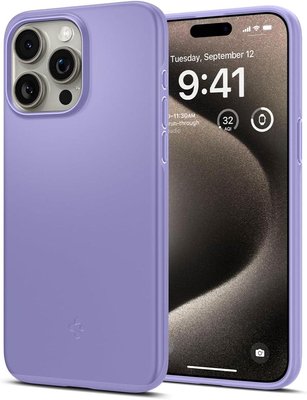 Чехол Spigen для iPhone 15 Pro Max - Thin Fit, Iris Purple (ACS06549) ACS06549 фото