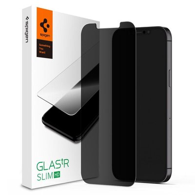 Защитное стекло Spigen для iPhone 12 Pro Max - (Антишпион) GLAS.tR Slim ™ Privacy (AGL01469) AGL01469 фото