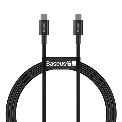 Кабель Baseus Type-C Superior Series Fast Charging Data Cable 100W 1m, Black (CATYS-B01) 2053001784 фото