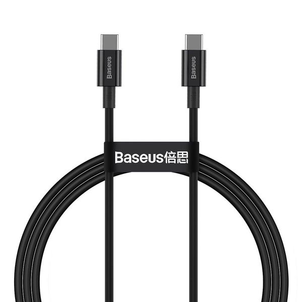 Кабель Baseus Type-C Superior Series Fast Charging Data Cable 100W 1m, Black (CATYS-B01) 2053001784 фото