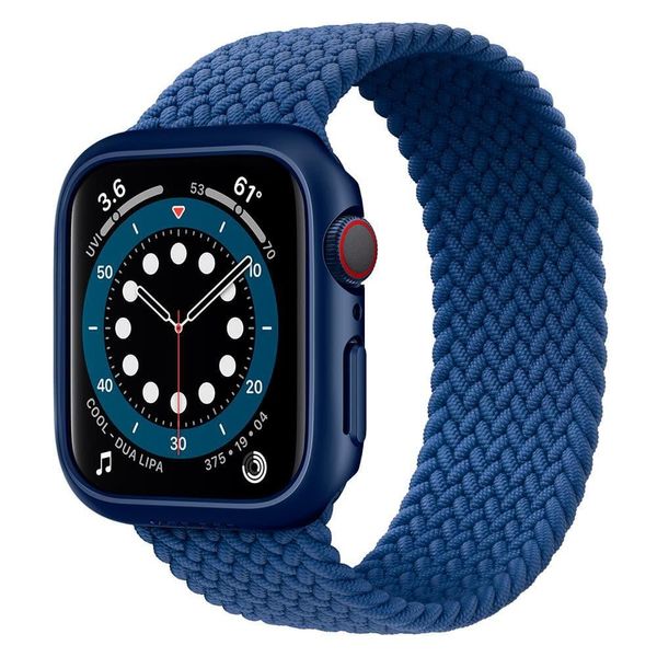 Чохол Spigen для Apple Watch SE/6/5/4 (40 mm) — Thin Fit, Metallic Blue (ACS02226) ACS02226 фото