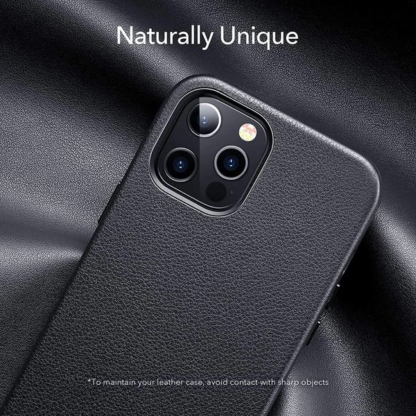 Чохол ESR для iPhone 12 Pro Max Metro Premium Leather, Black (3C01201410201) 118498 фото