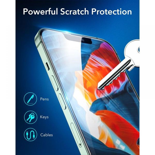 Захисне скло ESR для iPhone 14 / 13 / 13 Pro - Screen Shield (2 шт), (4894240150795) 150795 фото