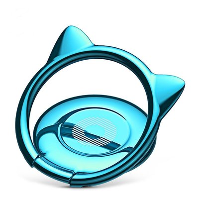 Кольцо-держатель Baseus Cat Ear для смартфона, Blue (SUMA-03) SUMA-03 фото