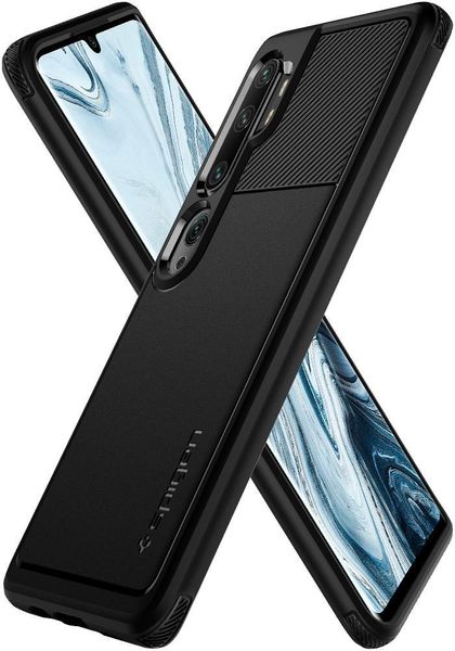 Чехол Spigen для Xiaomi Mi Note 10 Pro / Note 10 Rugged Armor, Black (ACS00603) ACS00603 фото