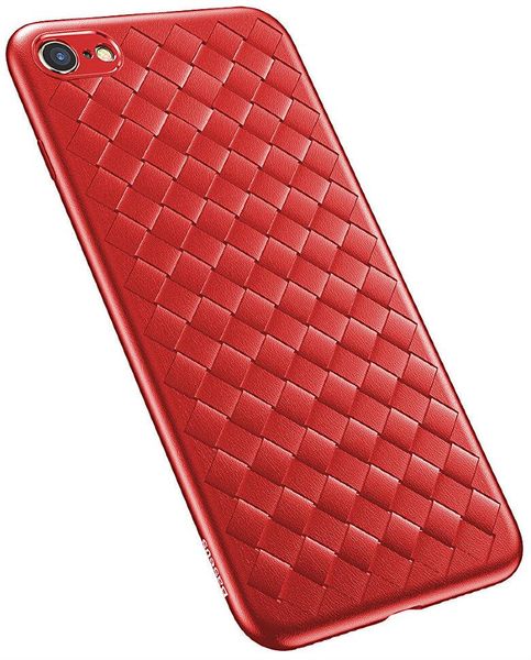 Чехол Baseus для iPhone SE 2022/ 2020/ 8/ 7, BV Weaving Case, Red (WIAPIPH8N-BV09) WIAPIPH8N-BV09 фото