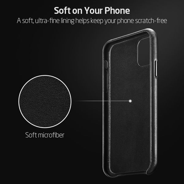 Чохол ESR для iPhone 11 Pro Metro Premium Leather, Black (3C01192250101) 91654 фото