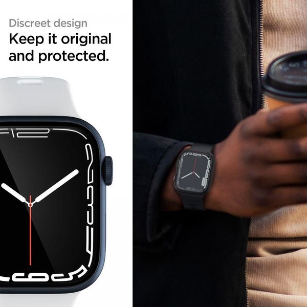 Защитная плёнка Spigen для Apple Watch Series 7 (45 mm) Neo Flex, 3шт (AFL04049) AFL04049 фото