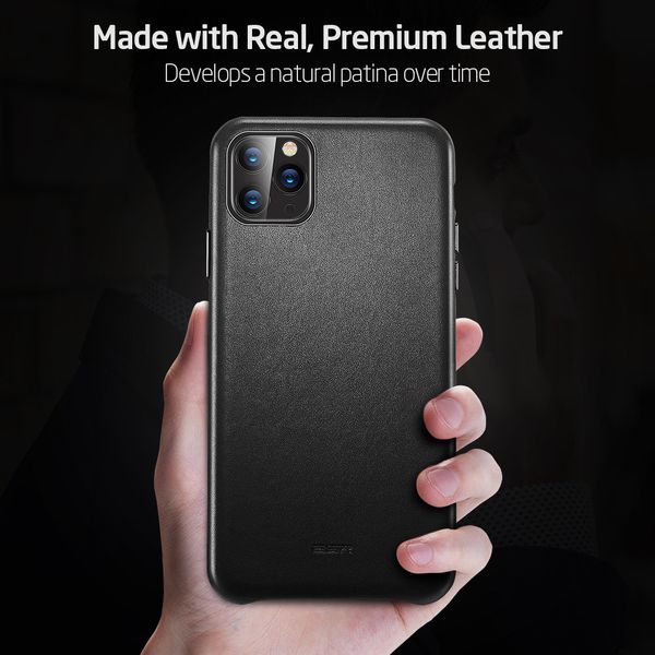 Чохол ESR для iPhone 11 Pro Metro Premium Leather, Black (3C01192250101) 91654 фото