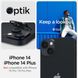Захисне скло Spigen для камери iPhone 14/14 Plus - Optik Camera Lens (2шт), Black (AGL05274) AGL05274 фото 5