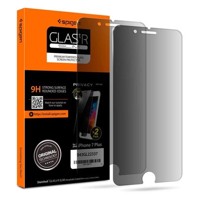 Защитное стекло Spigen анти-шпион для iPhone 8 Plus / 7 Plus, 2шт (043GL22337) 043GL22337 фото