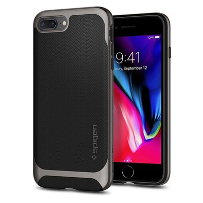Чехол Spigen для iPhone 8 Plus / 7 Plus Neo Hybrid Herringbone, Gunmetal (055CS22227) 055CS22227 фото