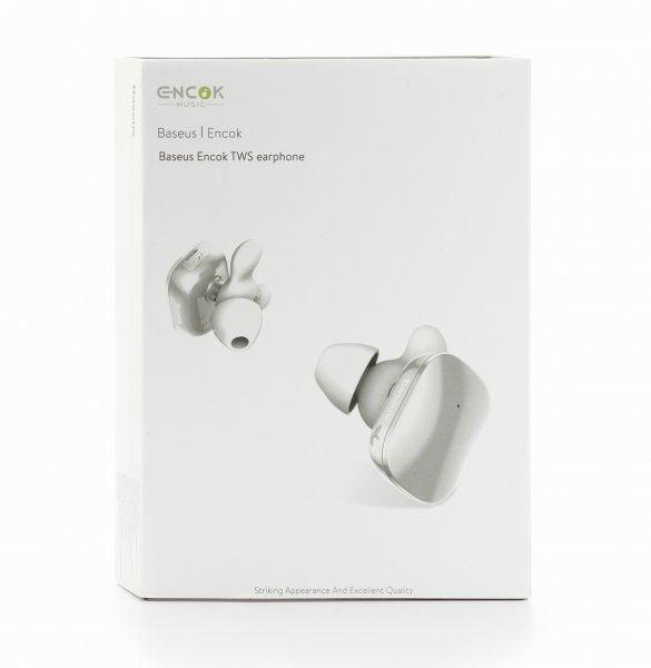 Бездротові навушники Baseus Encok W02 TWS, White (NGW02-02) NGW02-02 фото