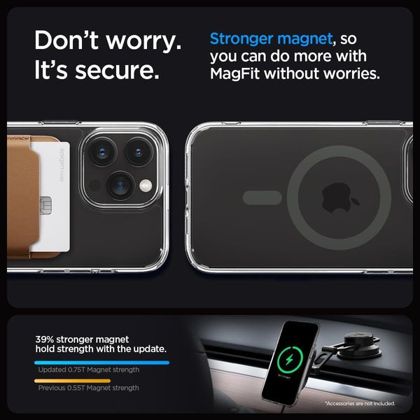 Чохол Spigen для iPhone 15 Pro - Ultra Hybrid MagSafe, Graphite (ACS06716) ACS06716 фото