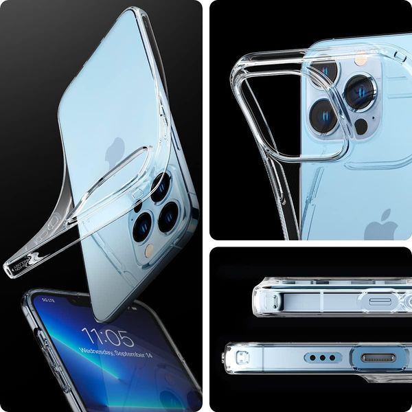 Чохол Spigen для iPhone 13 Pro (6.1") Liquid Crystal, Crystal Clear (ACS03254) ACS03254 фото