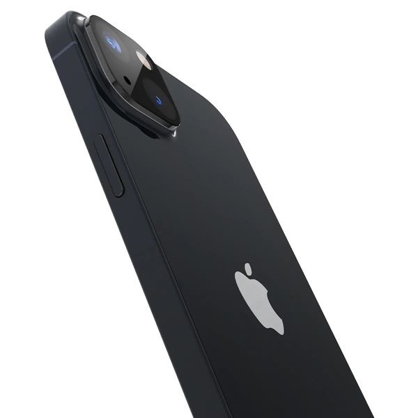 Захисне скло Spigen для камери iPhone 14/14 Plus — Optik Camera Lens (2шт), Black (AGL05274) AGL05274 фото