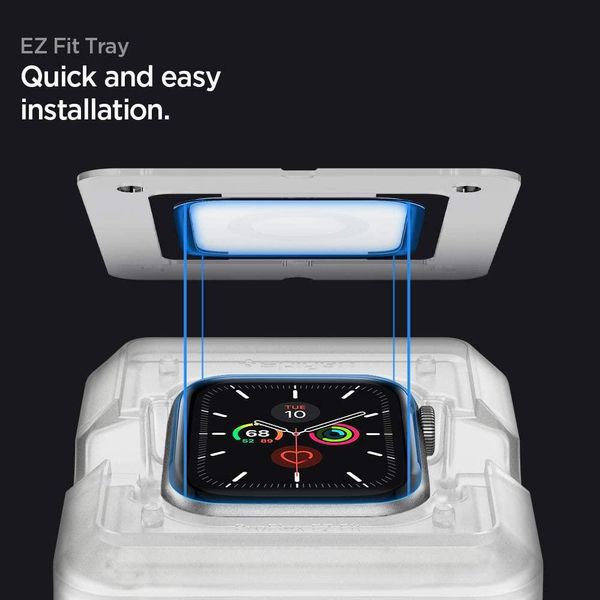 Захисне скло для Apple Watch 4/5/6/SE (44 mm) Spigen EZ FiT, Pro Flex (1шт), (AFL00922) AFL00922 фото