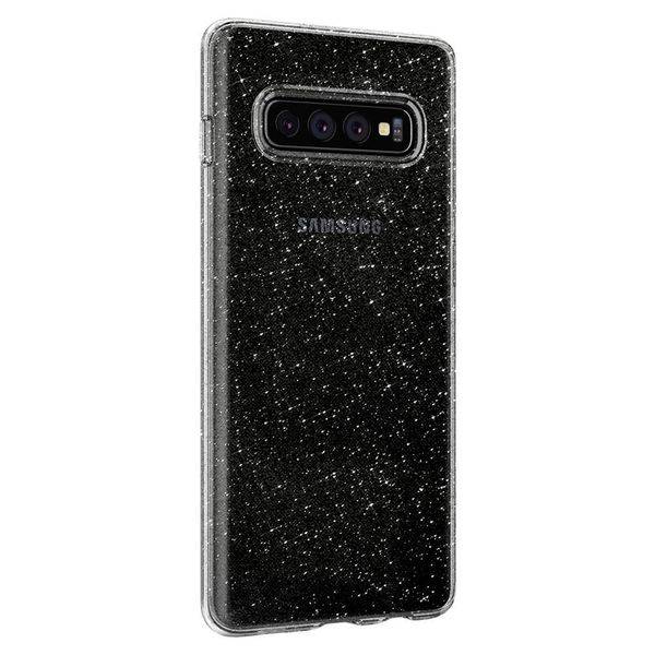 Чохол Spigen для Samsung Galaxy S10 Liquid Crystal Glitter, Crystal Quartz (605CS25797) 605CS25797 фото
