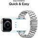 Металевий ремінець Spigen Modern Fit для Apple Watch (42/44/45/49 MM) Silver (062MP25404) 062MP25404 фото 6