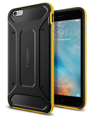 Чохол Spigen для iPhone 6s Plus / 6 Plus Neo Hybrid Carbon, Reventon Yellow (SGP11667) SGP11667 фото