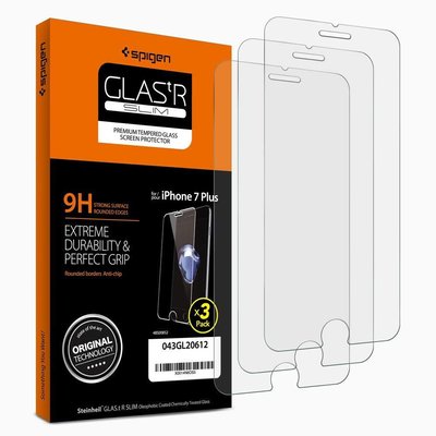 Защитное стекло Spigen для iPhone 8 Plus / 7 Plus, 3шт (043GL20612) 043GL20612 фото