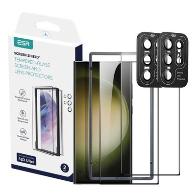 Защитное стекло ESR для Samsung Galaxy S23 Ultra Protector Set (2 pack), Clear (4894240175798) 175798 фото