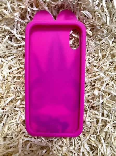 Силіконовий чохол Джуді Хопс для iPhone XS/X, Pink 1575919143 фото