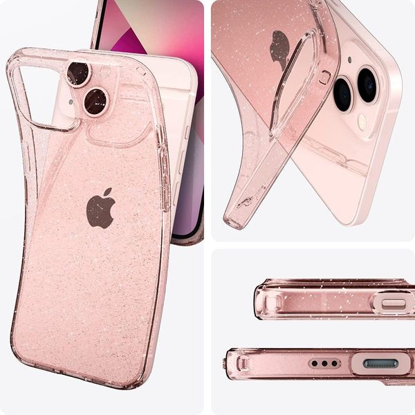 Чохол Spigen для iPhone 13 — Liquid Crystal Glitter, Rose Quartz (ACS03517) ACS03517 фото