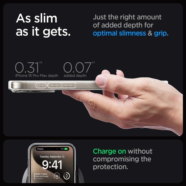 Чехол Spigen для iPhone 15 Pro Max - Ultra Hybrid MagSafe, White (ACS06576) ACS06576 фото