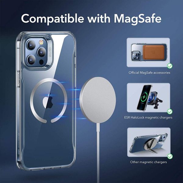 Чохол ESR для iPhone 12 Pro Max — Classic Hybrid Halolock MagSafe, Jelly Cleare (4894240144831) 144831 фото