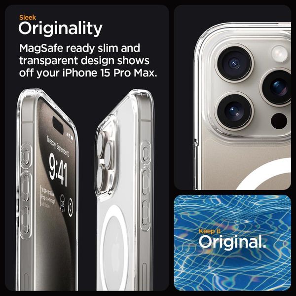 Чохол Spigen для iPhone 15 Pro Max - Ultra Hybrid MagSafe, White (ACS06576) ACS06576 фото