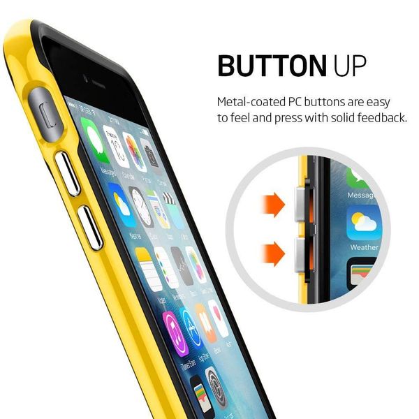 Чохол Spigen для iPhone 6s Plus / 6 Plus Neo Hybrid Carbon, Reventon Yellow (SGP11667) SGP11667 фото