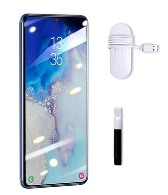 Защитное стекло Baseus для Samsung Galaxy S20 Curved-screen UV (2шт), Transparent (SGSAS20-UV02) 220362 фото