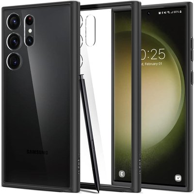 Чехол Spigen для Samsung Galaxy S23 Ultra - Ultra Hybrid, Matte Black (ACS05618) ACS05618 фото