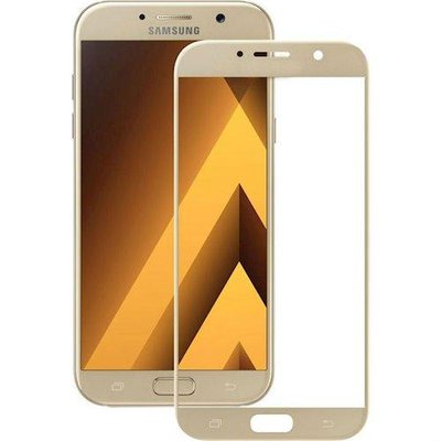 Захисне скло Lion для Samsung Galaxy A7 / A720 (2017) 3D Perfect Protection Full Glue, Gold 1211040664 фото