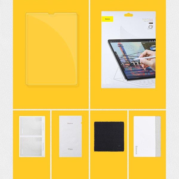 Захисна плівка Baseus для iPad Pro 12.9" (2017) Paper-like 0.15 mm (SGAPIPD-CZK02) SGAPIPD-CZK02 фото