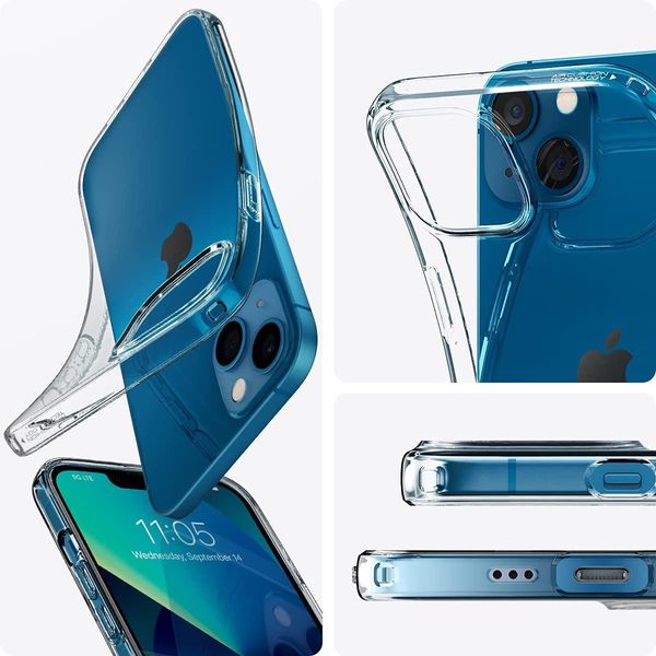 Чехол Spigen для iPhone 13 mini (5.4") Liquid Crystal, Crystal Clear (ACS03311) ACS03311 фото