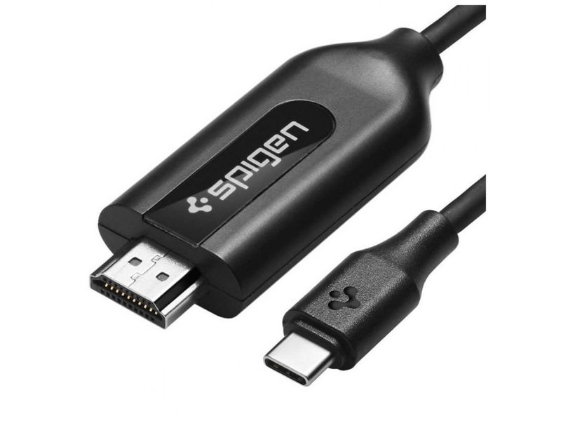Кабель Spigen Essential USB-C to HDMI C20CH, Black (000CB22527) 000CB22527 фото