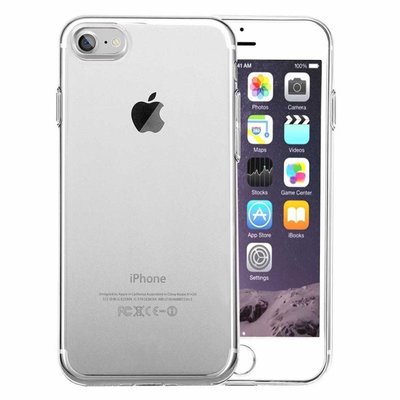 Чехол Ou Case для iPhone SE 2022/ 2020/ 8/ 7 - Unique Skid Silicone, Прозрачный 979641320 фото