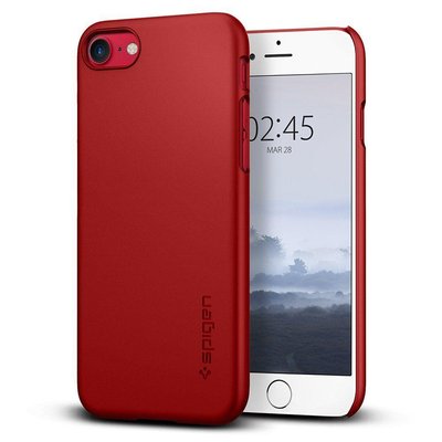 Чохол Spigen для iPhone SE 2020/8/7 Thin Fit, Red (042CS22381) 042CS22381 фото