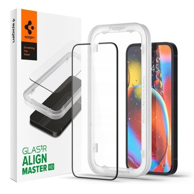 Защитное стекло Spigen для iPhone 13 Mini - Glas.tR AlignMaster (1 шт), Black (AGL03727) AGL03727 фото