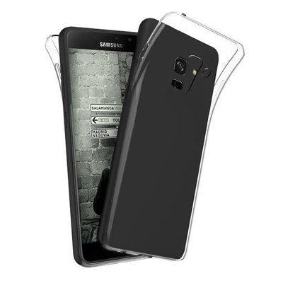 Чехол Ou Case для Samsung Galaxy A8 Plus Unique Skid Silicone, Transparent 1037439783 фото