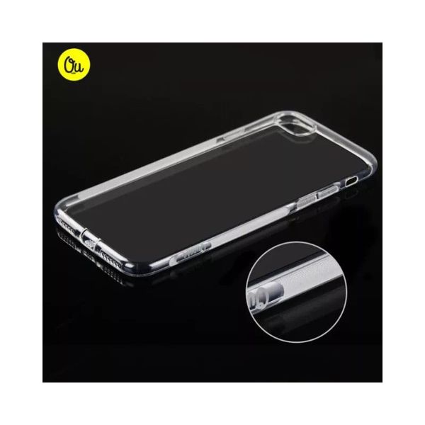 Чохол Ou Case для iPhone SE 2022/2020/ 8/7 — Unique Skid Silicone, Прозорий 979641320 фото