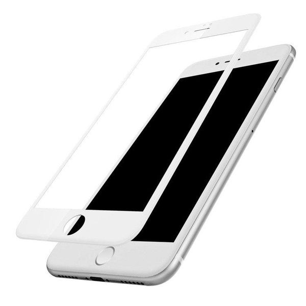 Захисне скло Baseus для iPhone SE 2020/8/7 Curved-screen PET Soft 3D, White (SGAPIPH8N-GPE02) SGAPIPH8N-GPE02 фото