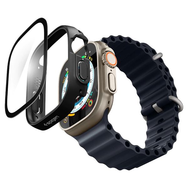 Чохол Spigen для Apple Watch Ultra (49mm) Thin Fit 360, Black (ACS05558) ACS05558 фото