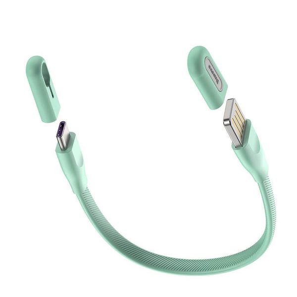 Кабель Baseus Type-C Bracelet 0.22m, Mint Green (CATFH-06A) 221000 фото