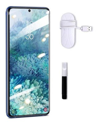 Защитное стекло Baseus для Samsung Galaxy S20 Plus Curved-screen UV (2шт), Transparent (SGSAS20P-UV02) 220379 фото