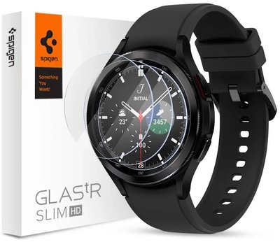 Защитное стекло Spigen для Samsung Galaxy Watch 4 Classic (46mm) GLAS.tR Slim, 3шт (AGL03842) AGL03842 фото